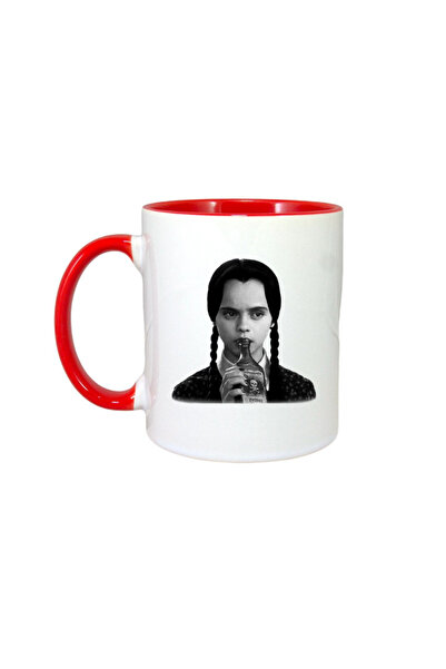 OEM Εξατομικευμένη κούπα Τετάρτης με κόκκινη λαβή, INOVATIX®. 330ml