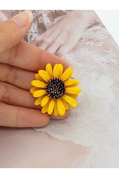 Shisa Jewel Klasik Küçük Ayçiçeği Broşu Kadınlar için(132)