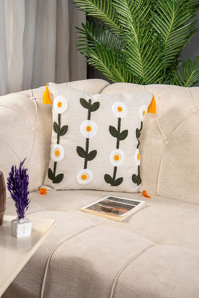 Bade Design Punch Embroidered Throw Pillow Cover Pillow Case Very Preferred