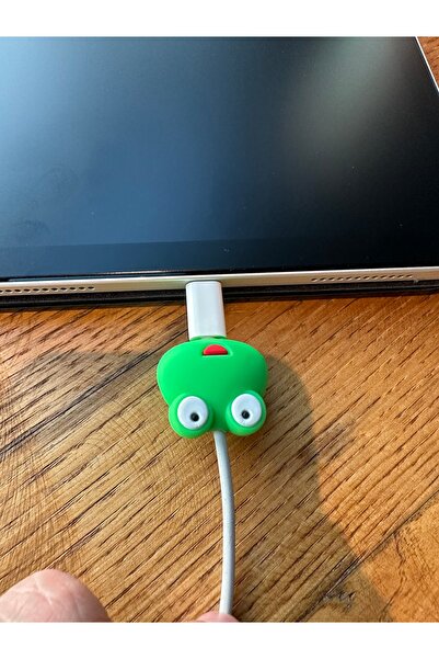 Case collection Sevimli Figürlü Slikon Kablo Ucu Koruyucular Typc Lightning M...