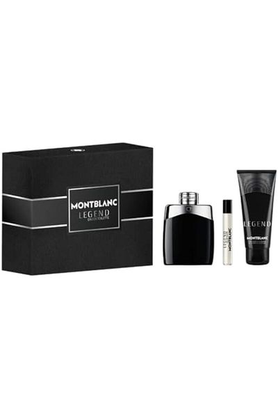 Montblanc Legend Gift Box Eau de Toilette for Men 100ml + Travel Spray 7.5ml + Shower Gel 100ml