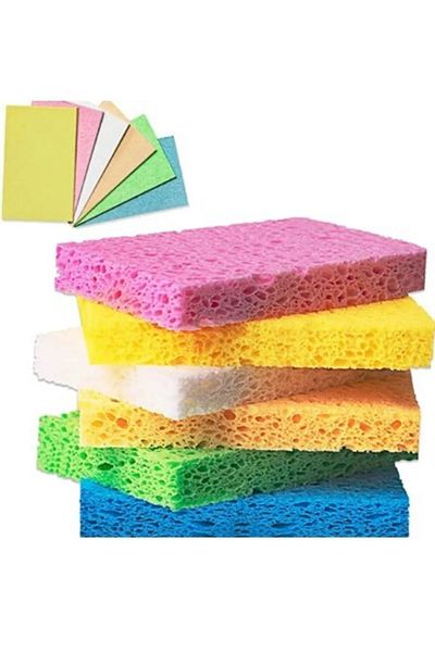 Temede Magic Dish Sponge That Swells When Wet 6 Pieces