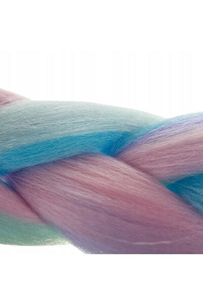 zola Synthetic hair extensions for braids, Zola®, 60 cm, purple-blue-amber