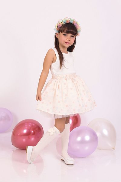 Minia Concept Kids Multicolor Spots Soft Spotted Girl's Skirt