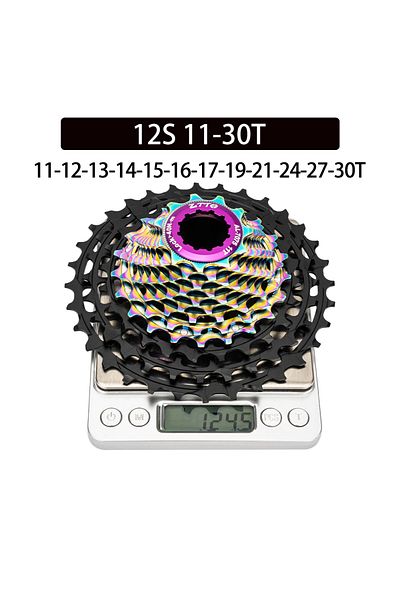 ZTTO 12s 30T Black-Rainbw ZTTO Ultralight 11/12 Speed Road Bike Cassette 11s 12s 11-28/30/32/34/36T ULT S