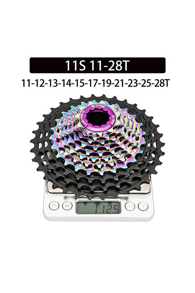 ZTTO 11s 28T Black-Rainbw ZTTO Ultralight 11/12 Speed Road Bike Cassette 11s 12s 11-28/30/32/34/36T ULT S