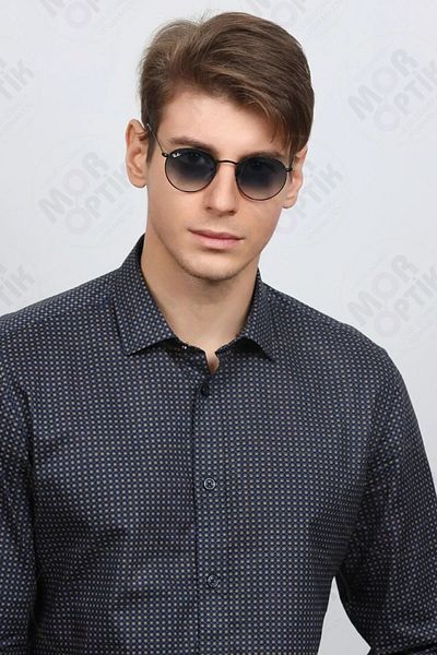 Ray-Ban Rb3447 006/3F (50 You) Black Frame-Light Mirror Glass