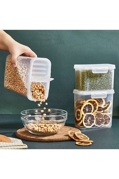 Mons Qlux 3 Sizes Food Container Legumes Pasta Cereal Storage Container Bpa Free