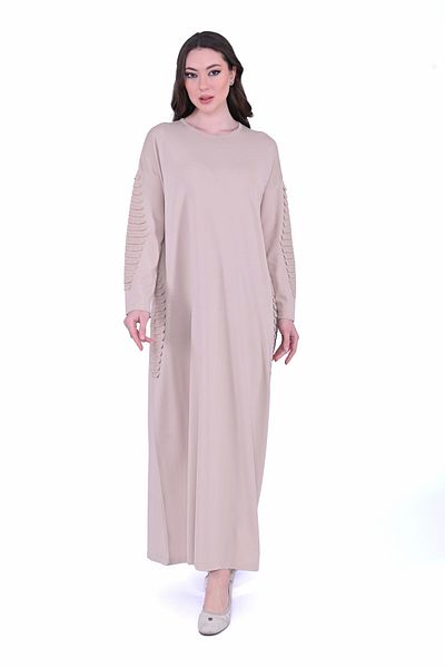 Invee Invee 7060 Beige Knitwear Dress