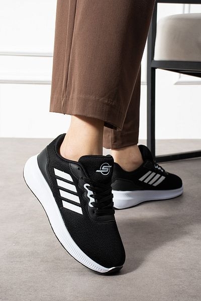 Special Action Unisex Line Detailed Daily Comfortable Sole Mesh Laced Lightweight Flexible Walking Sneaker Sports Shoes 2025