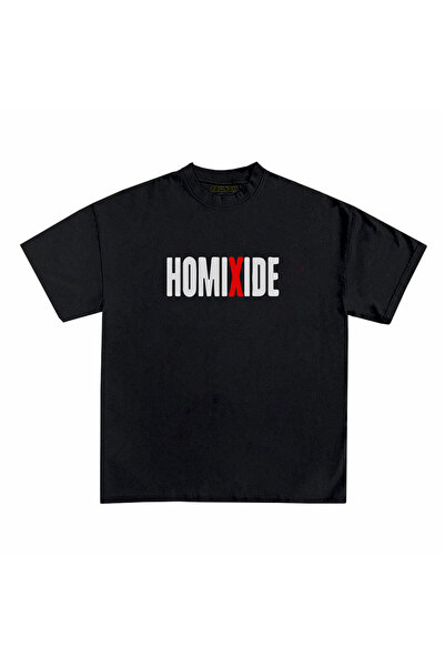 RawNox تيشيرت هوميكسيدي من مجموعة راونوكس سبيشال كوليكشن للجنسين فضفاض للجنسين