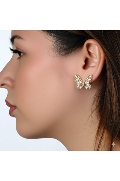 BROSA Butterfly Vip Zircon Stone Earrings
