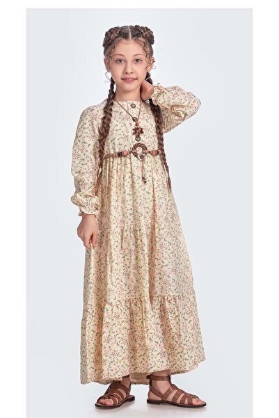 s.t. sebat tekstil Φόρεμα Hijab Girl's Muslin Fabric SB705