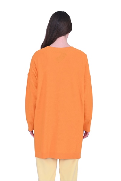 Invee Invee 7059 Orange Knitwear Tunic