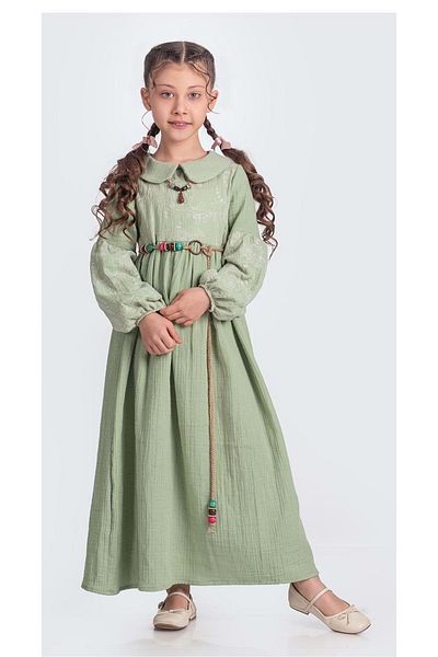 s.t. sebat tekstil Φόρεμα Hijab Girl's Muslin Fabric Sb705