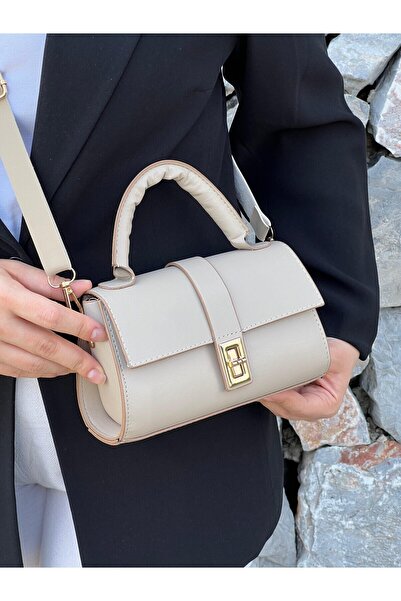 zetus Nora Model Bej Kadın El ve Omuz Çantası