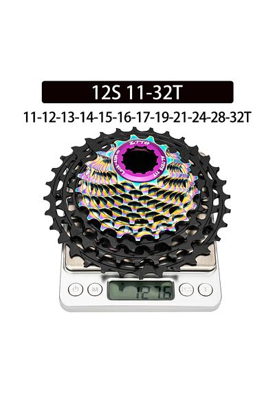 ZTTO 12s 32T Black-Rainbw ZTTO Ultralight 11/12 Speed Road Bike Cassette 11s 12s 11-28/30/32/34/36T ULT S