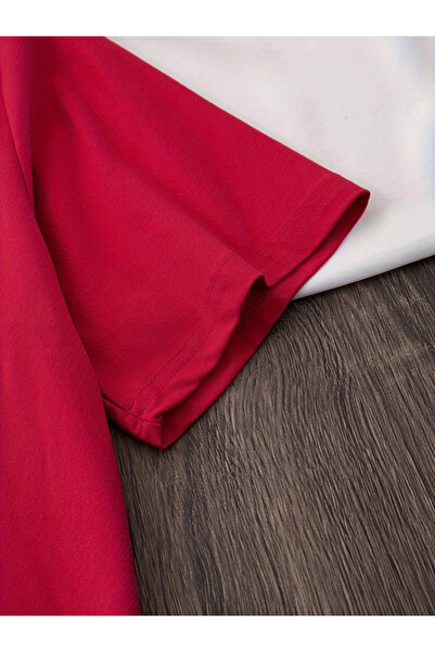 Let's Wear Mother and Daughter Printed Premium Tshirt with Crew Neck for Women