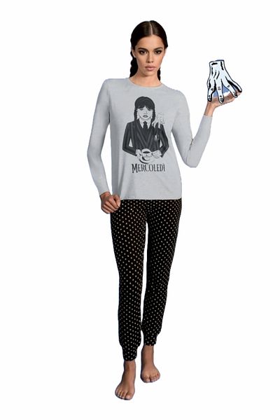 WEDNESDAY Pijama bumbac dama Wednesdey
