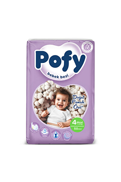 Pofy Maxi 4 Numara Bebek Bezi 7-14 kg 50 Adet
