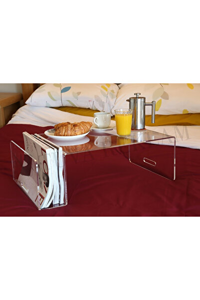 TUVA REKLAM Tuva Reklam Şeffaf Akrilik Pleksi Çok Amaçlı Laptop Dergi Kitap Y...