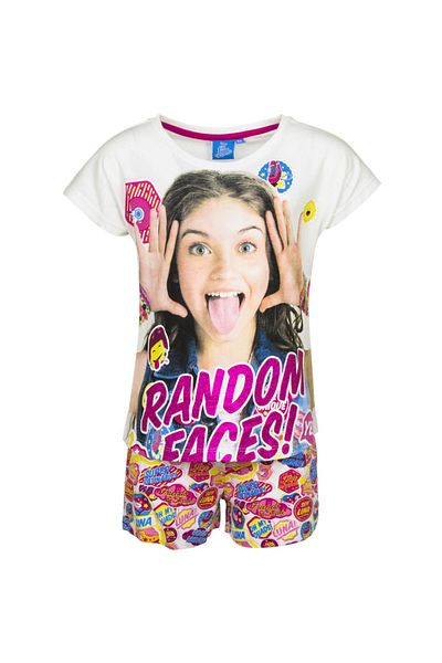 Soy Luna Pijamale scurte fete, Soy Luna,Alb, 6 ani
