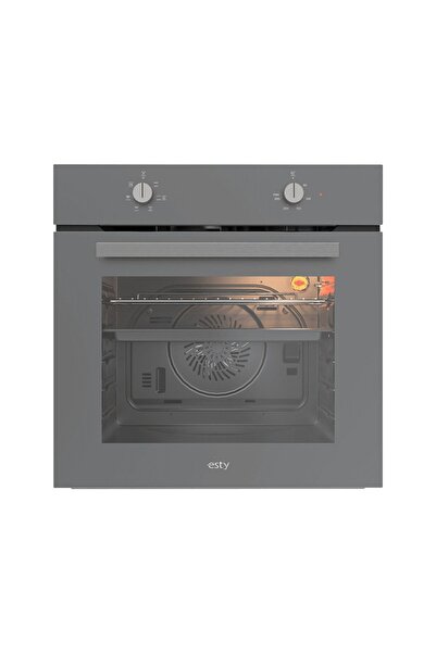 Esty Aef6601s01 Ankastre Fırın Gri