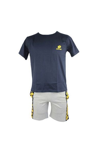 Lotto Lotto boys' short pajamas, Blue/Grey, 10 years