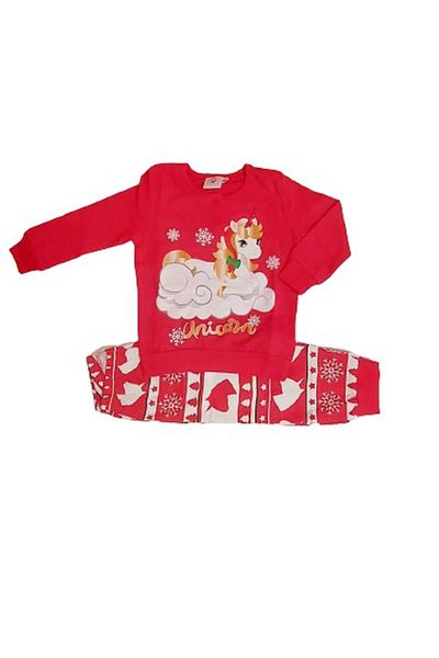 UNICORN Christmas themed cotton pajamas, Unicorn, 0681