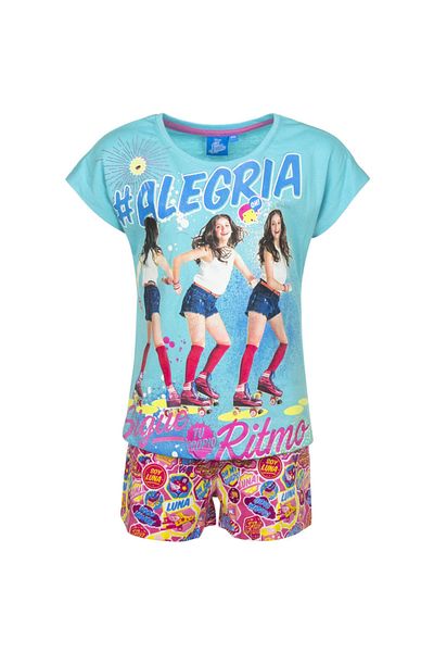 Soy Luna Pijamale scurte fete, Soy Luna,Albastru, 6 ani