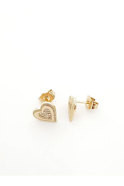 hena Zircon Heart Vip Xuping Earrings