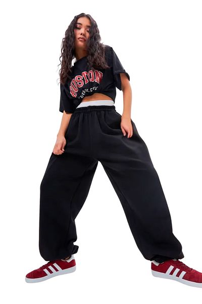 BSBSPOR Καλοκαιρινό Loose Cut Φούτερ Ανδρικά / Γυναικεία Γκρι / Μαύρο / Ανθρακί