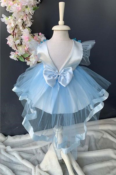 s.t. sebat tekstil Baby Girl Sequin Accessories Satin Tutu Evening Dress Sb176