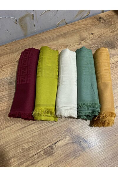 Nilbutik Eșarfă pentru femei Hijab cu model jacquard strălucitor și mătăsos, ...