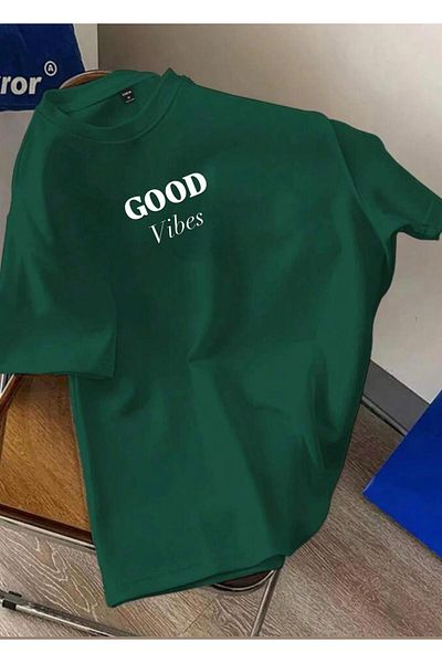 woonkey UNISEX OVERSIZE GOOD VIBES ΜΑΥΡΟ ΜΠΛΟΥΖΑ ΠΟΔΗΛΑΤΟ Άνετο ΜΠΛΟΥΖΑ ΝΕΑΣ ΣΕΖΟΝ
