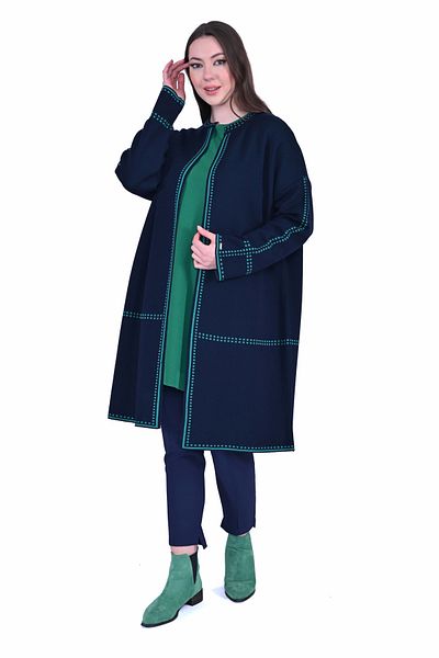 Invee Invee 7076 Wool Blend Cardigan