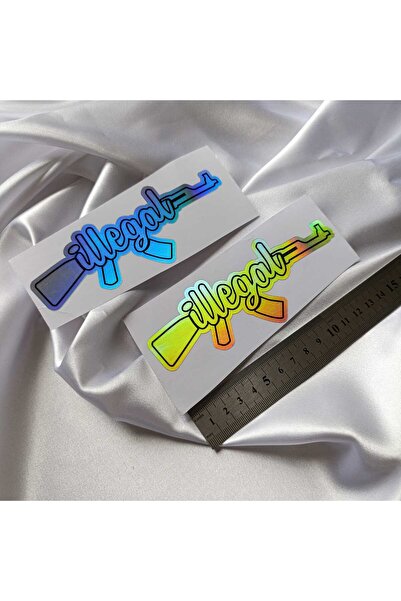 CEBECİOTO ملصق الهولوغرام غير القانوني قطعتان من ملحقات السيارات