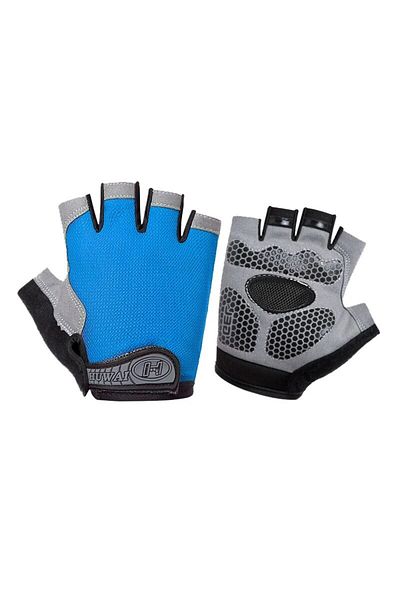 Choice blue Single code Sport Half Finger Cycling Gloves For Men Women Breathable Anti-slip Bike Bicycle Gl