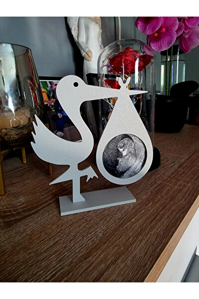 HasFar Tech Special Ultrasound Photo with Stork Figure