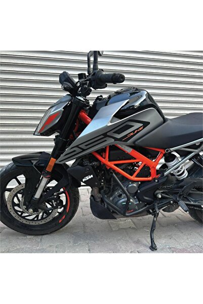 Motiker KTM Duke 250 Sağ - Sol Set Yan Grenaj Orijinal Tasarım Sticker Etiket...