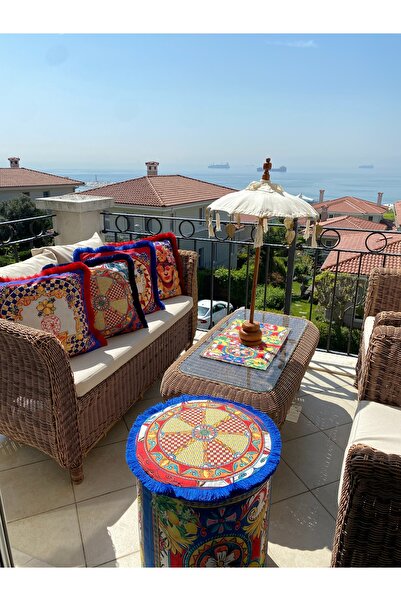 Lusso Gardenya Puf and Bench Sicilian