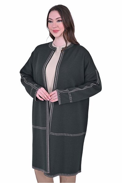 Invee Invee 7076 Wool Blended Nefti Cardigan