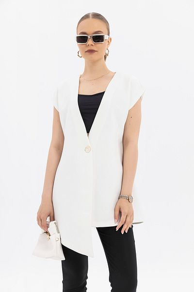 SOFT Gold Button, Zero Low Arm, Asymmetrical Vest