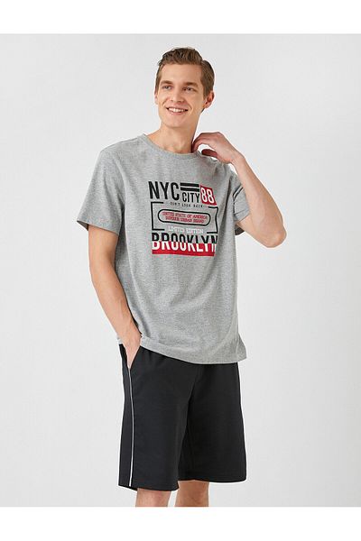 Koton Short Sleeve Printed T-Shirt
