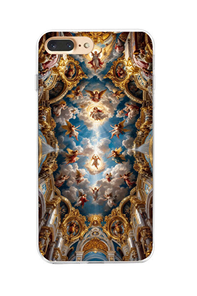 moonset Iphone 7 Plus / 8 Plus Uyumlu Sanat Tasarımlı Baskılı Şeffaf Telefon ...