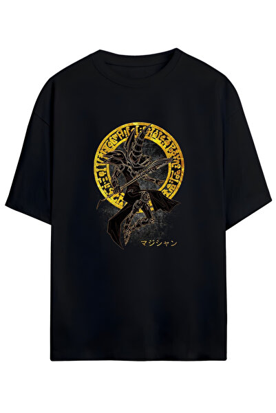 MAGORS Yu-Gi-Oh! Tutkunlarına Özel Unisex Oversize Pamuklu Tişört