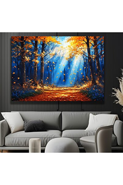 EMYA HOME Pictură pe pânză cu copaci colorați