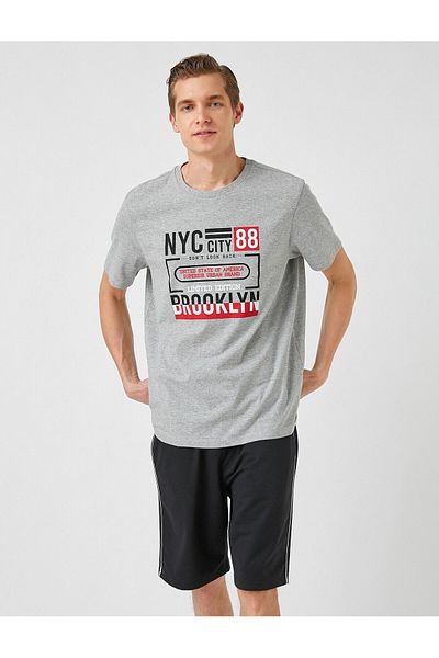 Koton Short Sleeve Printed T-Shirt