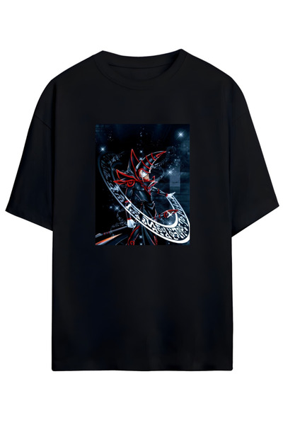 MAGORS Yu-Gi-Oh! Tutkunlarına Özel Unisex Oversize Pamuklu Tişört