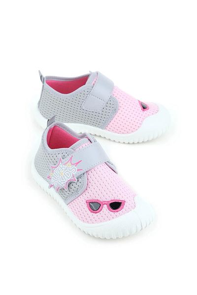 GEZER Summer Linen Boy's Adjustable Shoes Gray